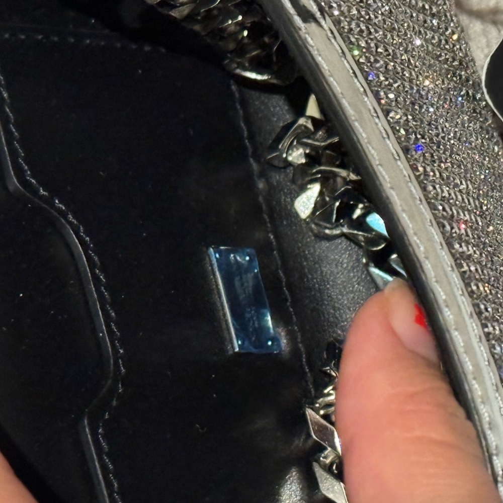 DG logo bag in crystal mesh women bag - Picture 15 of 16